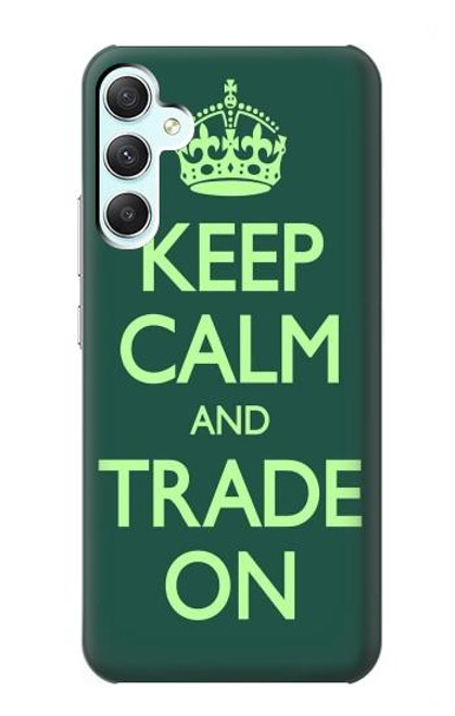 S3862 Keep Calm and Trade On Case For Samsung Galaxy A34 5G