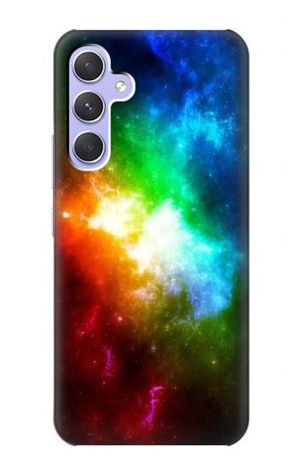 S2312 Colorful Rainbow Space Galaxy Case For Samsung Galaxy A54 5G
