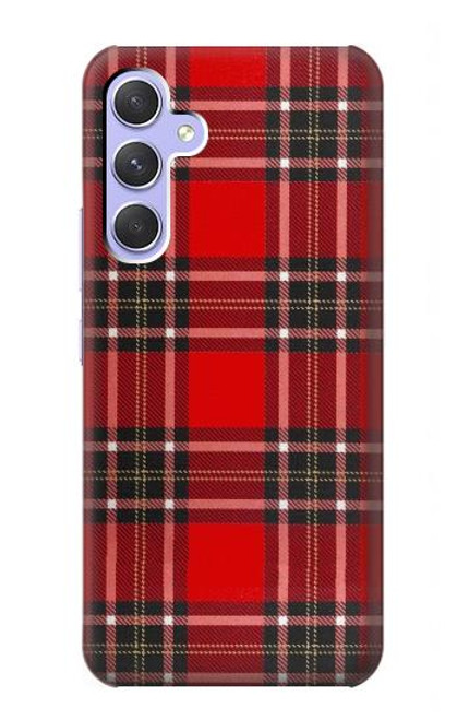 S2374 Tartan Red Pattern Case For Samsung Galaxy A54 5G