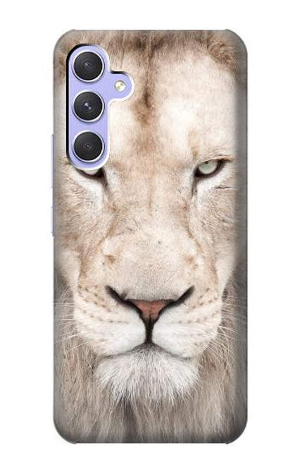 S2399 White Lion Face Case For Samsung Galaxy A54 5G