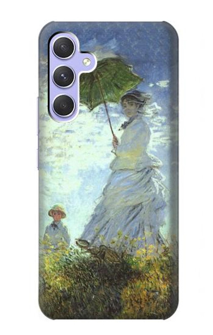 S2415 Claude Monet Woman with a Parasol Case For Samsung Galaxy A54 5G