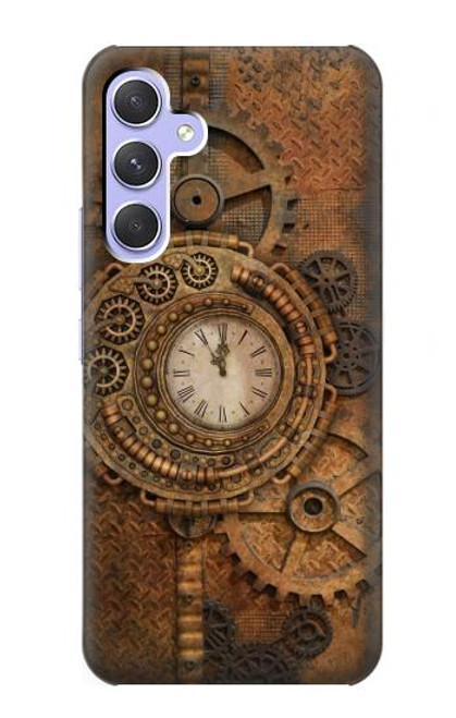 S3401 Clock Gear Steampunk Case For Samsung Galaxy A54 5G