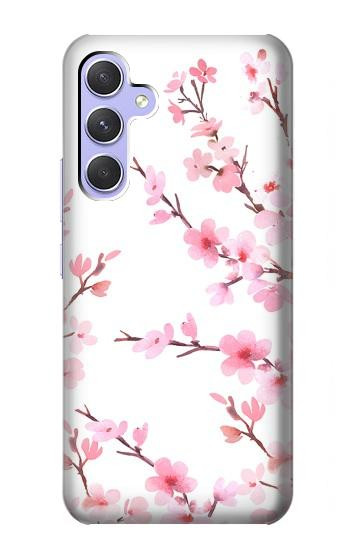 S3707 Pink Cherry Blossom Spring Flower Case For Samsung Galaxy A54 5G