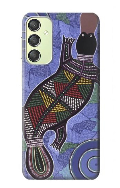 S3387 Platypus Australian Aboriginal Art Case For Samsung Galaxy A24 4G