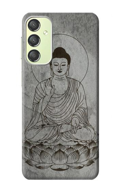 S3873 Buddha Line Art Case For Samsung Galaxy A24 4G