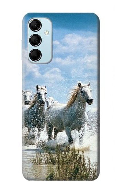 S0250 White Horse Case For Samsung Galaxy M14