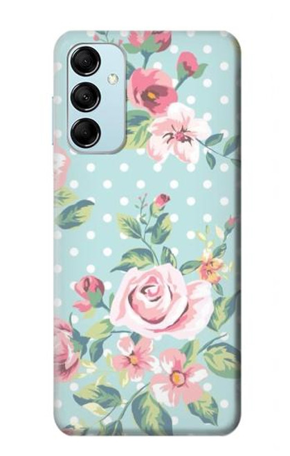 S3494 Vintage Rose Polka Dot Case For Samsung Galaxy M14