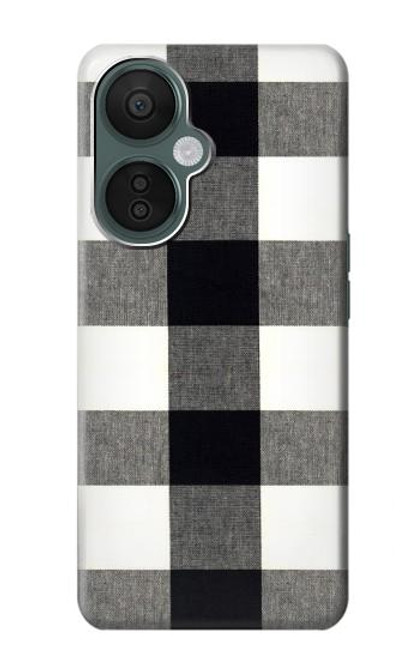 S2842 Black and White Buffalo Check Pattern Case For OnePlus Nord CE 3 Lite, Nord N30 5G