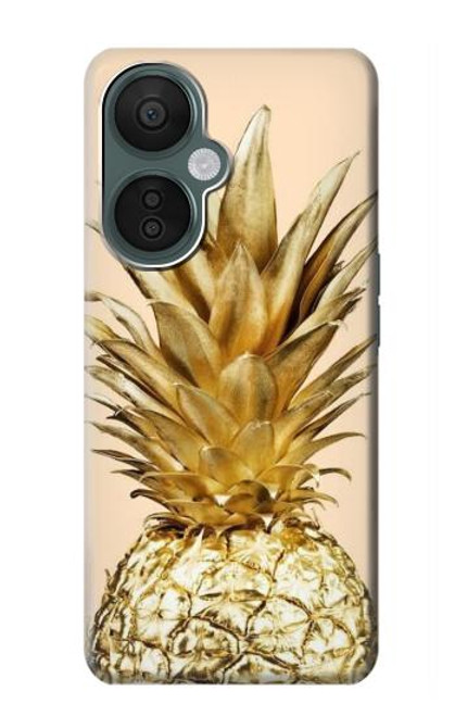 S3490 Gold Pineapple Case For OnePlus Nord CE 3 Lite, Nord N30 5G