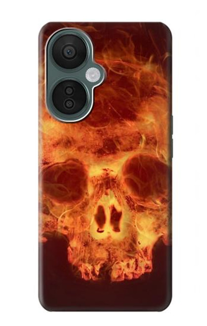S3881 Fire Skull Case For OnePlus Nord CE 3 Lite, Nord N30 5G