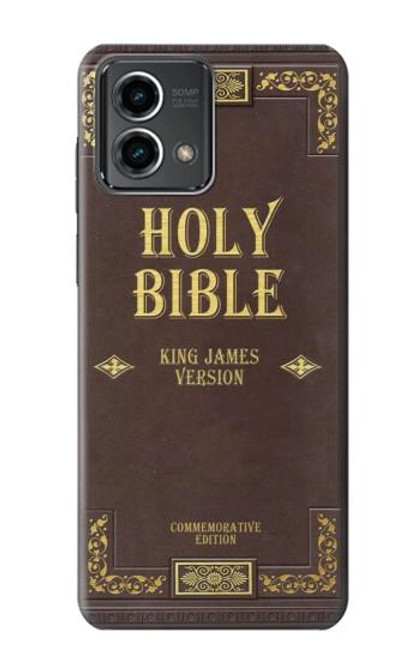 S2889 Holy Bible Cover King James Version Case For Motorola Moto G Stylus 5G (2023)