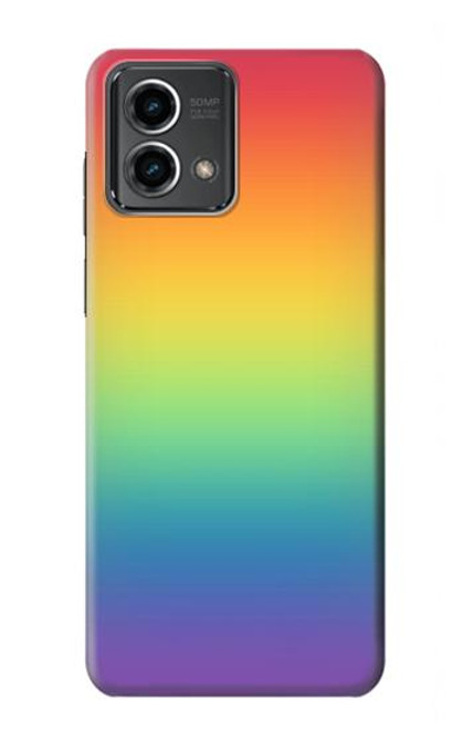 S3698 LGBT Gradient Pride Flag Case For Motorola Moto G Stylus 5G (2023)