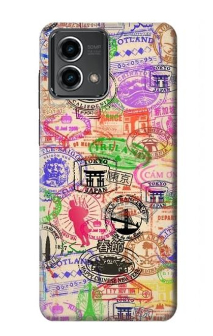 S3904 Travel Stamps Case For Motorola Moto G Stylus 5G (2023)