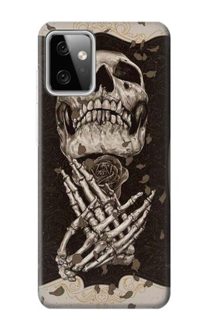 S1676 Skull Rose Case For Motorola Moto G Power (2023) 5G