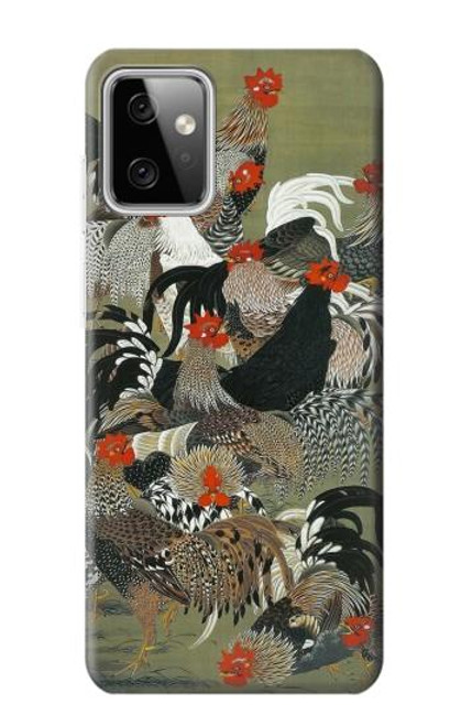S2699 Ito Jakuchu Rooster Case For Motorola Moto G Power (2023) 5G