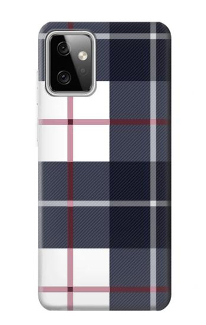 S3452 Plaid Fabric Pattern Case For Motorola Moto G Power (2023) 5G