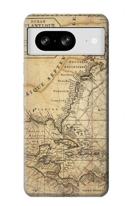 S2506 Exploration North America Map Case For Google Pixel 8