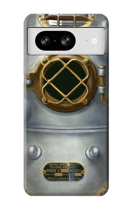 S2646 Vintage Deep Sea Diver Helmet Case For Google Pixel 8