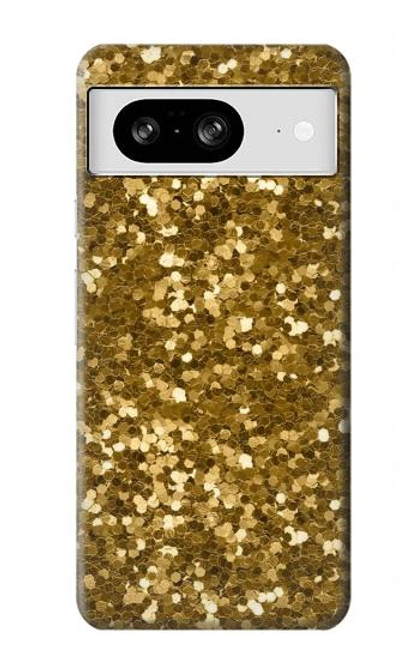 S3388 Gold Glitter Graphic Print Case For Google Pixel 8