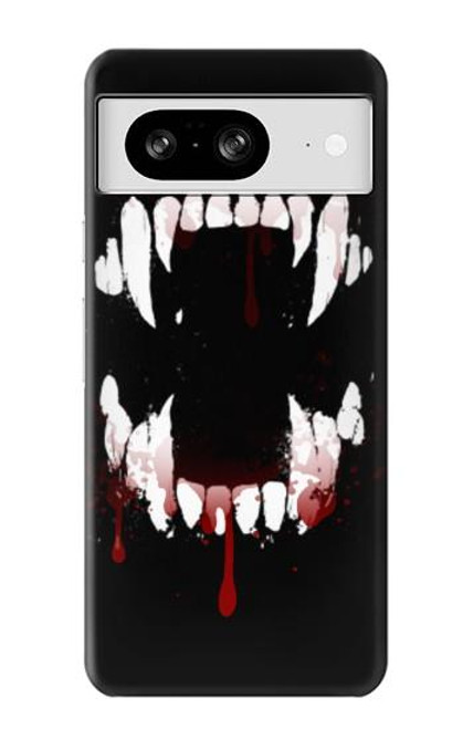 S3527 Vampire Teeth Bloodstain Case For Google Pixel 8