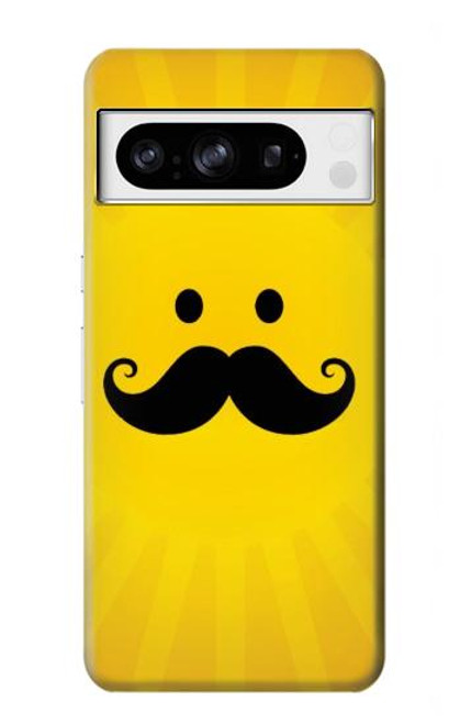 S1145 Yellow Mustache Sun Case For Google Pixel 8 pro