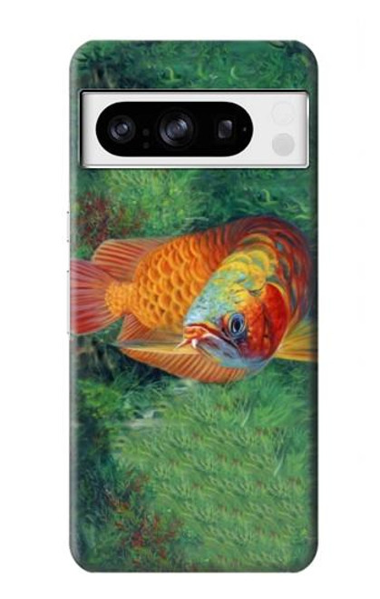 S1157 Red Arowana Fish Case For Google Pixel 8 pro