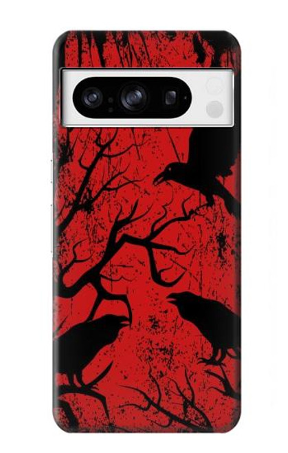 S3325 Crow Black Blood Tree Case For Google Pixel 8 pro