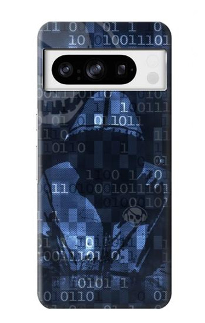 S3431 Digital Code Cyber Hacker Case For Google Pixel 8 pro