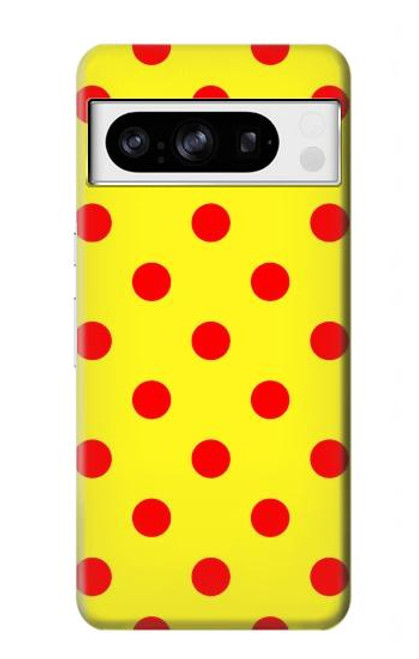 S3526 Red Spot Polka Dot Case For Google Pixel 8 pro