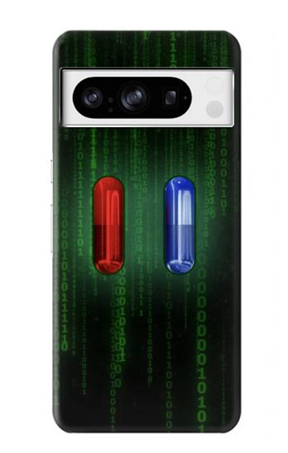 S3816 Red Pill Blue Pill Capsule Case For Google Pixel 8 pro