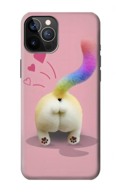 S3923 Cat Bottom Rainbow Tail Case For iPhone 12, iPhone 12 Pro