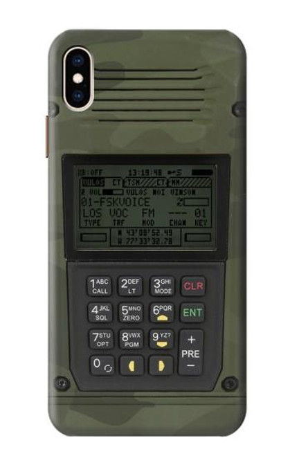 S3959 Military Radio Graphic Print Case For iPhone XS Max