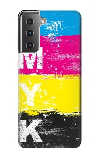 S3930 Cyan Magenta Yellow Key Case For Samsung Galaxy S21 Plus 5G, Galaxy S21+ 5G