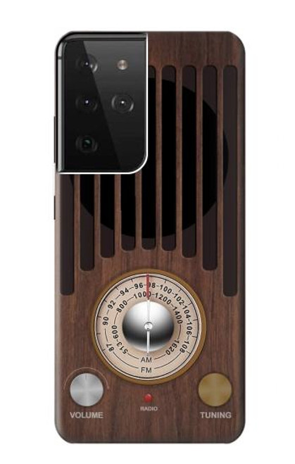 S3935 FM AM Radio Tuner Graphic Case For Samsung Galaxy S21 Ultra 5G