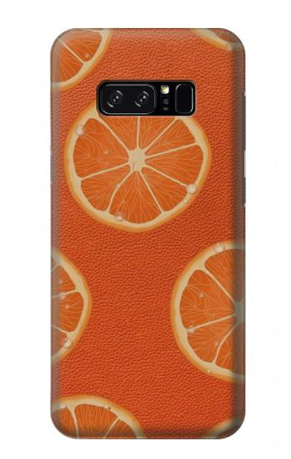 S3946 Seamless Orange Pattern Case For Note 8 Samsung Galaxy Note8