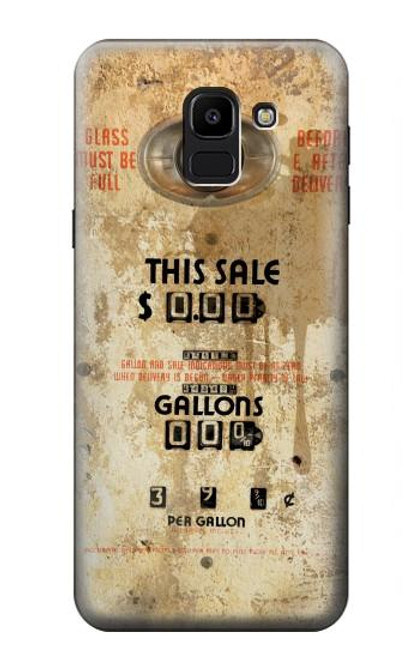 S3954 Vintage Gas Pump Case For Samsung Galaxy J6 (2018)