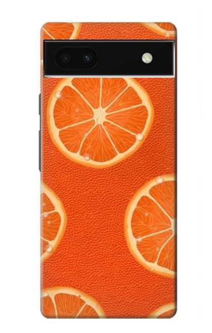 S3946 Seamless Orange Pattern Case For Google Pixel 6a