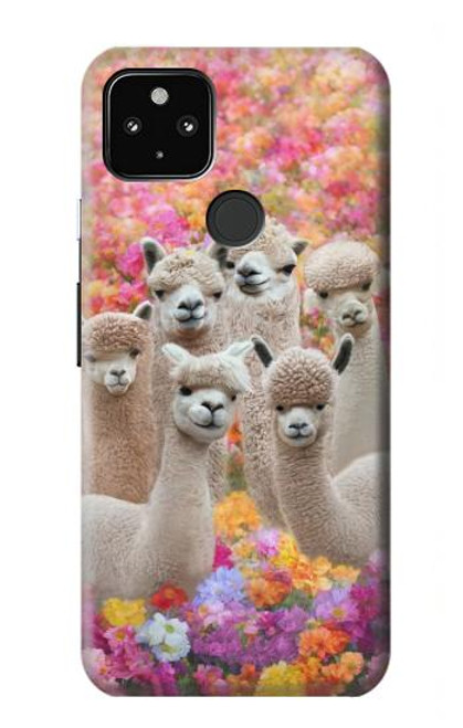 S3916 Alpaca Family Baby Alpaca Case For Google Pixel 4a 5G