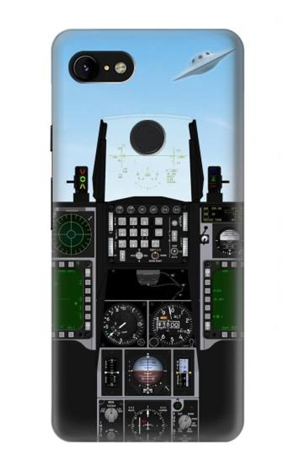 S3933 Fighter Aircraft UFO Case For Google Pixel 3 XL