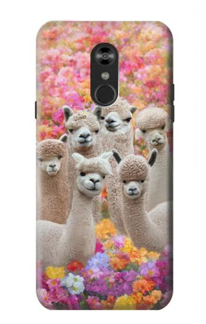 S3916 Alpaca Family Baby Alpaca Case For LG Q Stylo 4, LG Q Stylus