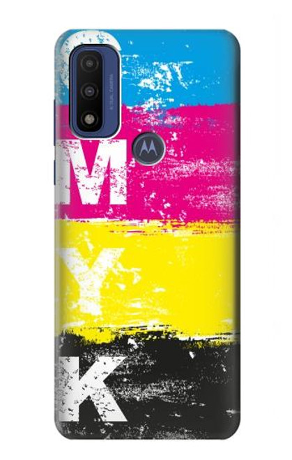 S3930 Cyan Magenta Yellow Key Case For Motorola G Pure