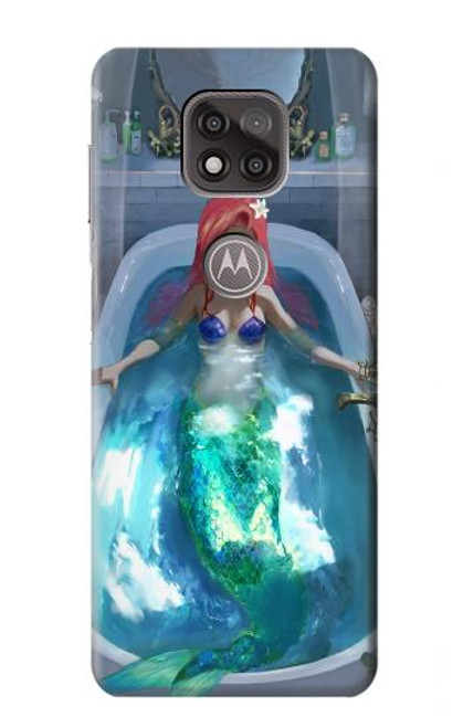 S3912 Cute Little Mermaid Aqua Spa Case For Motorola Moto G Power (2021)