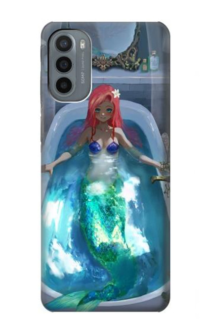 S3912 Cute Little Mermaid Aqua Spa Case For Motorola Moto G31