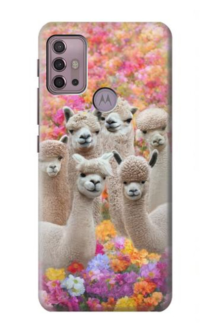 S3916 Alpaca Family Baby Alpaca Case For Motorola Moto G30, G20, G10