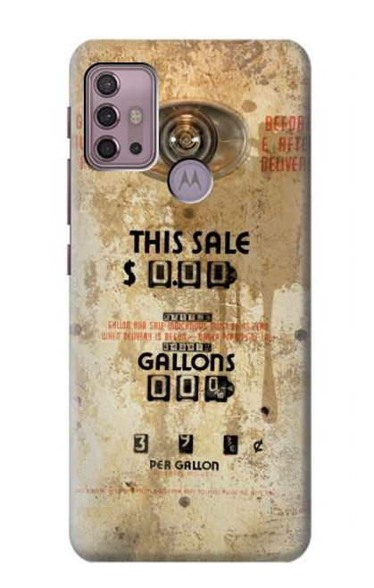S3954 Vintage Gas Pump Case For Motorola Moto G30, G20, G10
