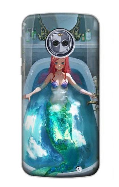 S3911 Cute Little Mermaid Aqua Spa Case For Motorola Moto X4