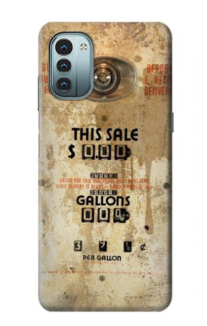 S3954 Vintage Gas Pump Case For Nokia G11, G21