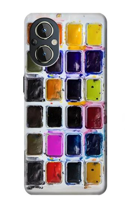 S3956 Watercolor Palette Box Graphic Case For OnePlus Nord N20 5G