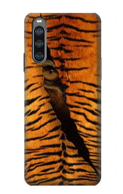 S3951 Tiger Eye Tear Marks Case For Sony Xperia 10 IV