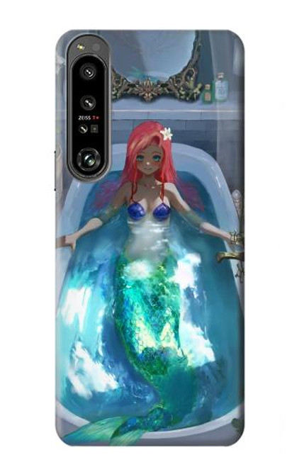 S3912 Cute Little Mermaid Aqua Spa Case For Sony Xperia 1 IV